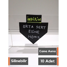 Karatahta Silinebilir Siyah Etiket Cama Tele Asılabilen Geçme Karatahta Silinebilir Siyah Etiket Cama Tele Asılabilen Geçme