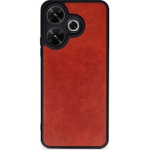 Redmi 13 4g Kılıf Aras Deri Kapak - Kırmızı Bzsxx00 1