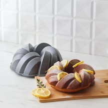 Karaca Cake Pro Örgü Döküm Kek Kalıbı Antrasit 26 Cm Çok Renkli