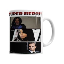 Super Herois Direito Kupa Bardak Porselen Karışık