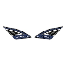GP Kompozit Yamaha NMAX 125 / 155 2021-2024 Uyumlu Artçı Ayak Pad Mavi