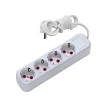 Asel Asl-100 0110 4'lü Topraklı Grup Priz 2mt - Hrd-010865