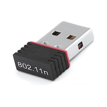 Mini Kablosuz Adaptör 300 Mbps Usb Windows Mac Uyumlu