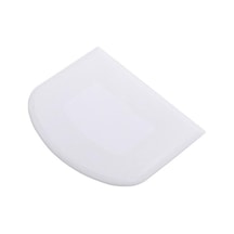 Kullanışlı Fondan Hamur Kazıyıcı Kek Kesici Pasta Pişirme Aracı Beyaz 1 Adet