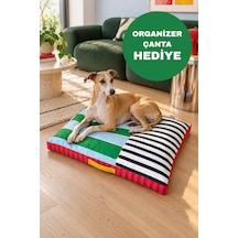 Kedi Ve Köpek Yatağı Modern Tasarımlı, Çıkarılabilir Kılıf Organizer Çanta Hediye