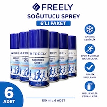 Freely Soğutucu Sprey 150 Ml 6'lı Paket