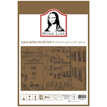 Mona Lisa Eskiz Defteri Telli Kraft A4 100 Gr 50 Yp