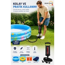 Mainshop Intex 29 Cm Kutulu Pompa Yatak, Bot, Can Yeleği, Havuz Ve Simit Şişirme Pompası M-68612