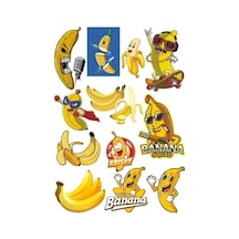 Muz Sticker Set-1 13 Parça Telefon, Tablet, Defter, Laptop Sticker