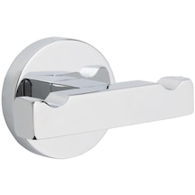 Serel Rita İkili Askılık Banyo Havlu Bornoz Askısı 140112006 Krom
