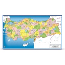 81 Parça Türkiye Siyasi Haritası Frame