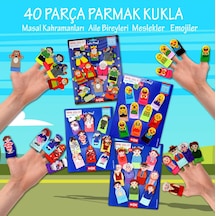 4 Set 40 Parça Tox Masal Kahramanları Aile Bireyleri Meslekler