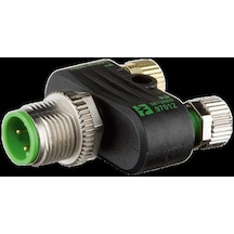 T Coupler M12 Male / M8 Female -7000-41201-0000000