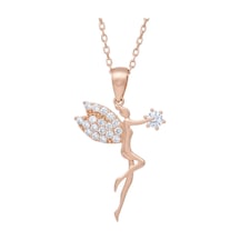 Rose Gümüş Su Perili Kolye G475klm2r2 Altınsepeti Rose Gold