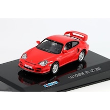 1:43 Ölçek Atlas 2000 Porsche 996 Gt2 Diecast Metal Minyatür Model Araba 10cm