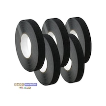 5 Adet Merdiven Ve Zemin Kaydırmaz Kaymaz Bant 25 Mm X25 Mt Siyah