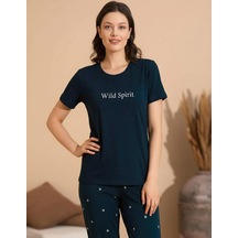 Boyraz Slim Fit Dar Kesim Kadın Milan Bisiklet Yaka Kısa Kol Pijama Takımı 11002y - 1 Adet Yeşil Boyraz Slim Fit Dar Kesim Kadın Milan Bisiklet Yaka Kısa Kol Pijama Takımı 11002y - 1 Adet Yeşil
