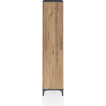 Hyperion Dolap 5 Raflı Tek Kapaklı 44x44x195 Antrasit-çam Antrasit