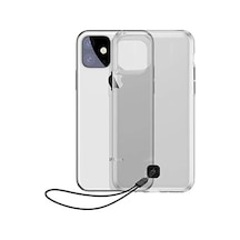 Transparent Key, 11 Pro Cep Telefonu Kılıfı, Şeffaf/ Füme