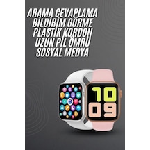 Mey İthalat Yeni Model Akıllı Saat Dokunmatik Ekran Unisex Amoled Ekran 44 Mm