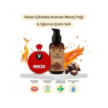 Çikolata Aromalı Yenilebilir Masaj Yağı 100 Ml Çiftlere Özel Oyun Çarkı Kombin Seti - 891053801