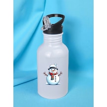 Kardan Adamlı Matara Suluk 600 Ml - Sporcu Suluğu, Büyük Suluk, Spor Matara, Sporcu Sulukları Beyaz