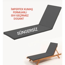 Dogant 1 Adet Şezlong Süngersiz Kılıf Sıvı Geçirmez 180 55 5 Cm