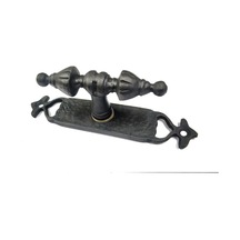 Antika Tarz Dekoratif Pirinç Burma Pencere Kolu - 152x32 Mm, Oksit