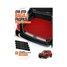 Jeep Renegade 2014-2018 Uyumlu Eva Bagaj Paspası Araca Özel Kırmızı