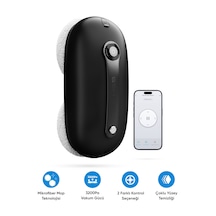 Şımart Uygulama Ve Kumanda Kontrollü 3200pa Vakum Gücü Akıllı Cam Temizleme Robotu