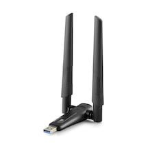 Usb Wıfı Adaptor Ac1200 2.4ghz&amp 5ghz Rtl8812bu Wifi5 Siyah Uac20 Evimdeyokyok