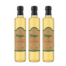 Raya Organik- Elma Sirkesi Seti 3 X 500 Ml Toplam 1500 Ml