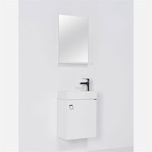 Livea Alara Beyaz Banyo Dolabı 45 Cm Beyaz