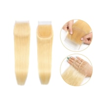 Peruk Tepesi Platin Renk Closure 10inch - Ybve-713912 Karışık - Çok Renkli