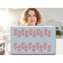 Defter Sticker,laptop Sticker Pembe Çiçekli Pvc 48x33x0,5cm