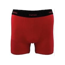 Tutku Erkek Elastan Spor Boxer 6'lı Paket Tkd 0400 Kırmızı