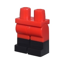 Minifigür Parçaları: Legs Decorated, Bacak, Ayak: 970c00pb0411