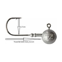 Dam Ball Jig Head No:4/0 İğneli 15gr Zoka 5 Adet