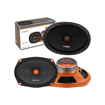 Oto Mıdrange Oval 6X9 800W Kapaklı 2 Adet Edıson Ed-Mr69