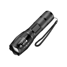 Gold Orion Km-108 T6 Led Şarjlı El Feneri 5 Modlu 200 Metre Işık Mesafesi Resimdeki