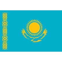 Kazakistan 15x22,5 Masa Bayrağı (Direksiz)