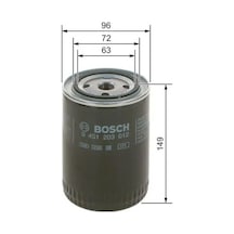 Vw Transporter T4 Yag Filtresi 2.4d 1997-2002 Bosch 0451203012