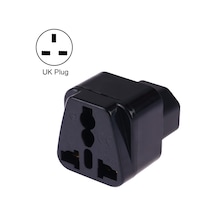 Taşınabilir Evrensel Soket - C14 Erkek Fiş Ups Pdu Apc Bilgisayar Sunucusu Güç Adaptörü Seyahat Şarj Cihazı Siyah