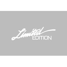Limited Edition Oto Sticker Beyaz 23 7 Cm