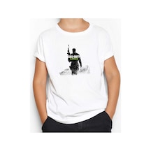 Zepplin Giyim Call Of Duty Silhouette M3 Beyaz Çocuk Tişört Beyaz