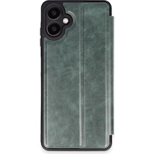 Samsung Samsung Uyumlu Galaxy A07 4g Flip Cover - Yeşil Diğer