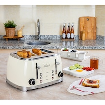 Zilan ZLN1214 1500 W Ekmek Kızartma Makinesi Retro