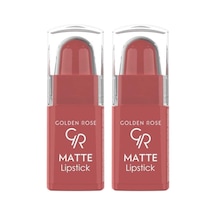 Lipstick Mini No:10 - Ruj 2li Paket Abanoz