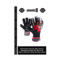 Antrenman Parçası Maç Gereci Sahadaki Destek Gk-300-5-10 Kaleci Eldiveni 10 No German Latex Çok Renkli