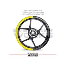 Motosiklet Jant Kaplama Yarım Yüksek Kaliteli Folyo 1 Paket 1 Motosiklet İçin 97988696